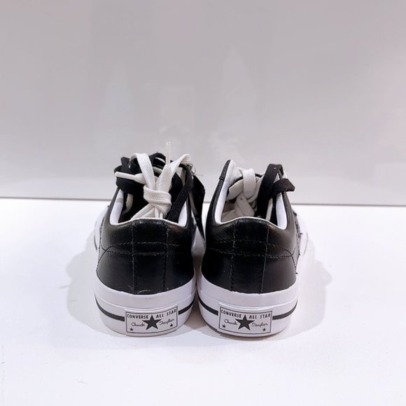 Converse All ⭐️ Star Black Leather : Size : 4.5 - Picture 2 of 8